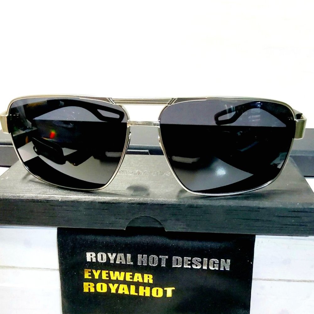 Mens Polarized Aviator style Sunglasses Metal frame 100% UV Protection 59mm TAC